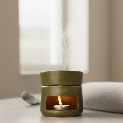 Mēhk Ceramic Diffuser - Forest Green